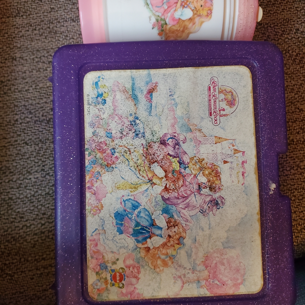 Purple Lunchbox with Princess Design